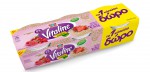 NEW! Vitaline skimmed yoghurt dessert with superfruits & kinoa (strawberry, raspberry, goji berry & kinoa) 0% fat, 3x200g (2+1 free)
