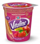 DELTA Vitaline skimmed yoghurt dessert with superfruits & cereals 380g (strawberry, raspberry, pomegranate & cereals)